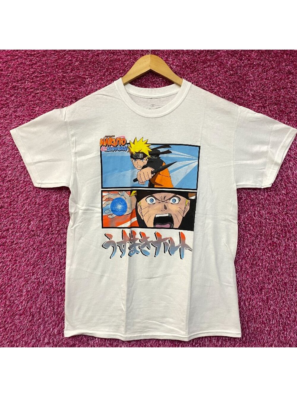 Naruto Shippuden Uzumaki Naruto Rasengan Anime T-Shirt Small